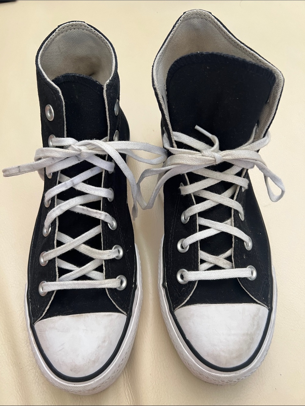 Converse Women’s Chuck Tayler Sz 8 All Start High Top Platform Canvas Sneakers